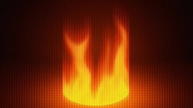Fire flame burning animation