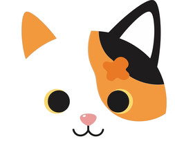 Calico Cat Face
