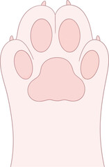 Pink Cat Paw