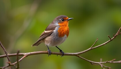 Robin Small social and insectivorous passerine