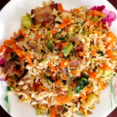 fried rice with vegetables