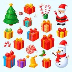 Christmas themed vector illustration