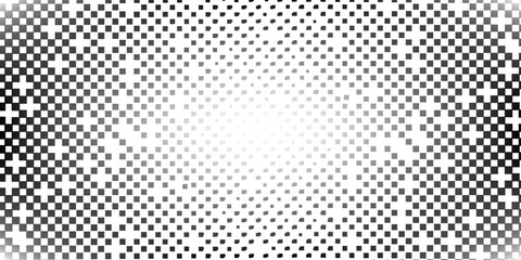 Pixel mosaic. Pixelated pattern, dispersion grayscale background. destruction
