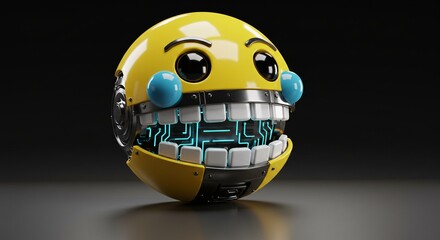 Funny Laughing Emoji Illustration