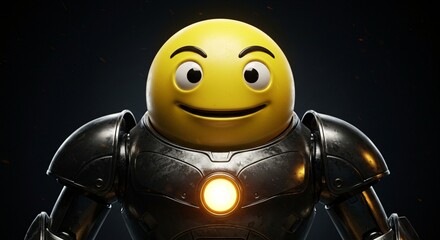 Funny Laughing Emoji Illustration
