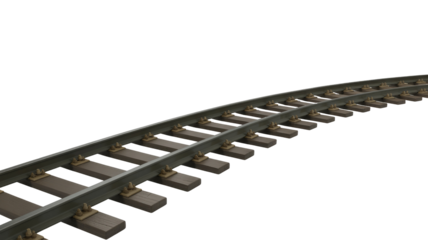 railroad tracks and railway
