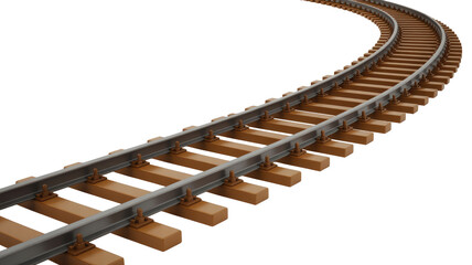 railroad tracks and railway