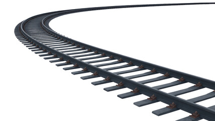 railroad tracks and railway