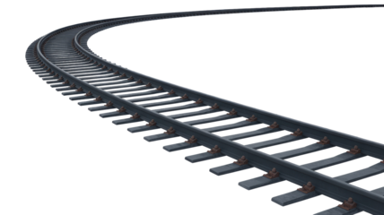 railroad tracks and railway