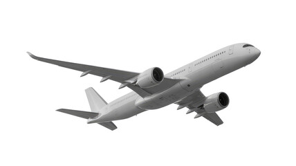 airplane isolated on white
