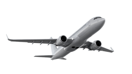 airplane isolated on white