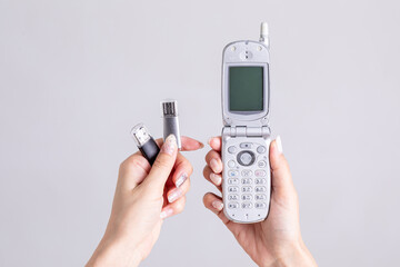 ガラケーとUSB