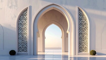 Elegant Islamic-style archway