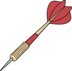 Dart Arrow &ndash; Target Game Equipment Illustration