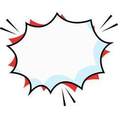 Comic Explotion Shape