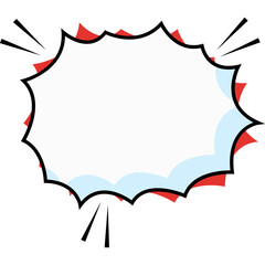 Comic Explotion Shape