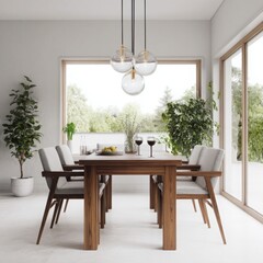 modern dining room