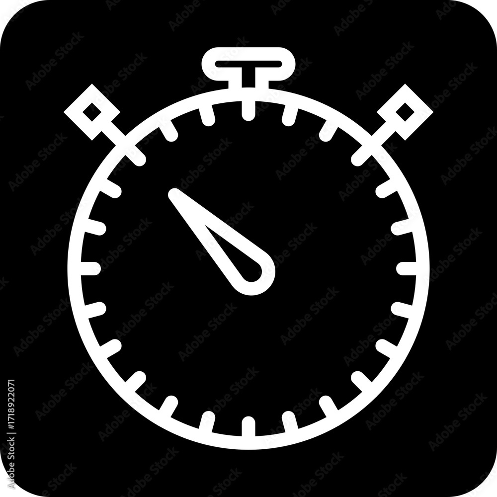 Poster digital stopwatch with lcd display for precise timing