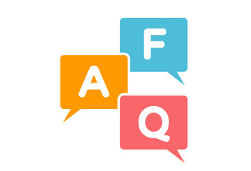 シンプルで使いやすいFAQアイコン｜Simple and easy-to-use FAQ icon