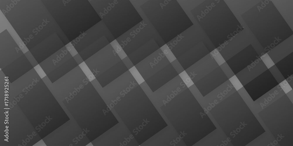 Poster modern abstract white background design with layers of textured grey transparent material, minimal g