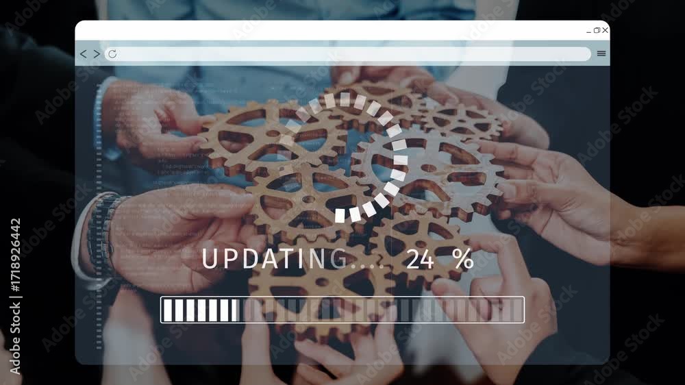 Poster a close-up view of diverse hands working together with wooden gears, symbolizing collaboration and p