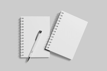 Notebook with Pen Mockup