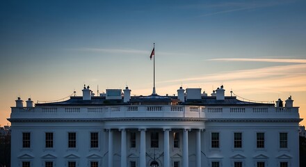 Sunrise at the Presidential Residence A Majestic View