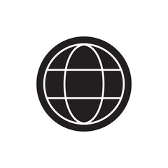 Website icon. world web icon www earth globe icons vector for illustration,