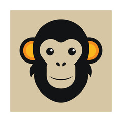 Fototapeta premium Monkey Face animal