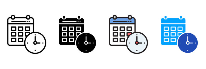 paperwork Icon Set Multiple Style Collection. Document, Folder, Clipboard, Pen, Pencil, Paper, File, Contract, Stamp, Envelope, Calendar, Checklist, Spreadsheet, Archive, Report, Signature, Receipt, I