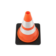 traffic cone on a white background