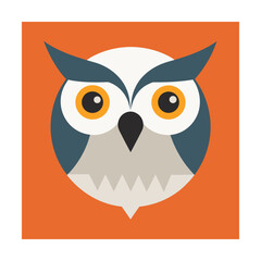 Owl Face vector