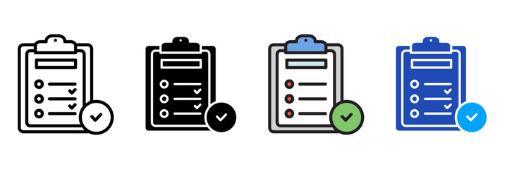 paperwork Icon Set Multiple Style Collection. Document, Folder, Clipboard, Pen, Pencil, Paper, File, Contract, Stamp, Envelope, Calendar, Checklist, Spreadsheet, Archive, Report, Signature, Receipt, I