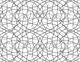 Obraz premium Intricate symmetrical line pattern