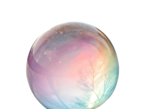 Sphere Bubble,isolated on white background