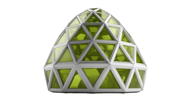 Geometric dome structure - Powered by Adobe