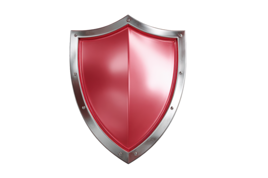 3D rendered red shield (3)