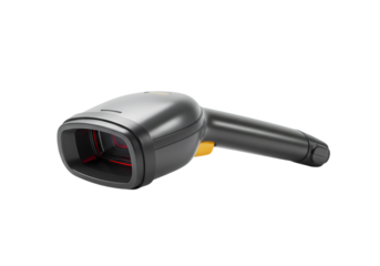 Free Transparent PNG Rustic  Barcode Scanner: Close-up of Wireless Handheld Laser Scanner