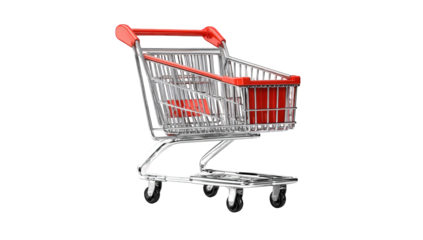 3D rendered shopping cart (2)
