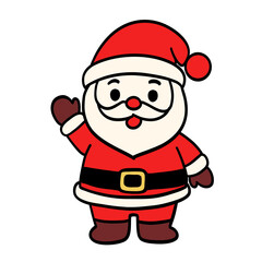 cartoon santa claus