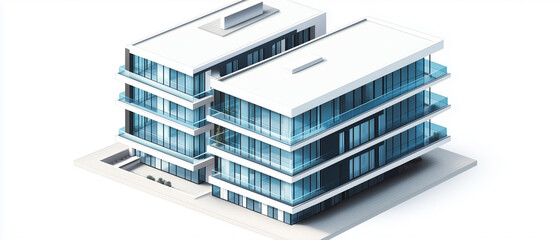 Modern apartment building