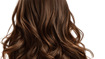Fototapeta premium Wavy brunette hair
