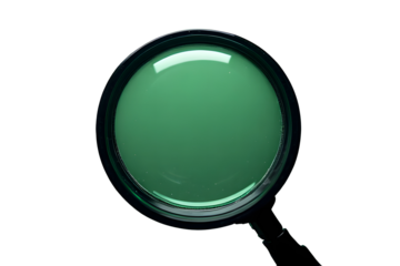 ia generated. magnifying glass isolated