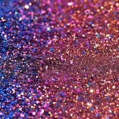 Colorful Glitter Background with Shimmering Sparkles in Blue and Pink