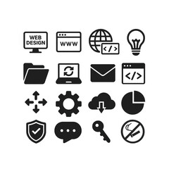 Simple set icon for design web