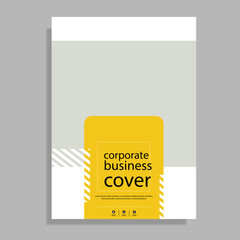 Versatile Abstract Corporate Business Magazine Cover Flyer Template Scalable EPS Art