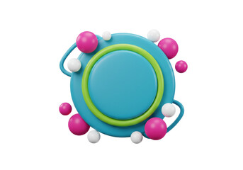 Isolated trendy banner template for social media or business promotion, clean design