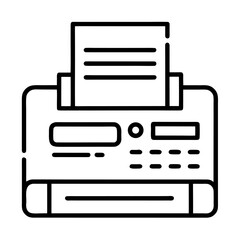 printer icon vector illustration isolated