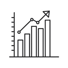 business graph showing growth