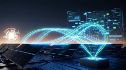 abstract technology background with digital globe and network design - Powered by Adobe